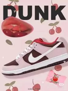 chaussure nike dunk low soldes pink cherry bubble jellyfish